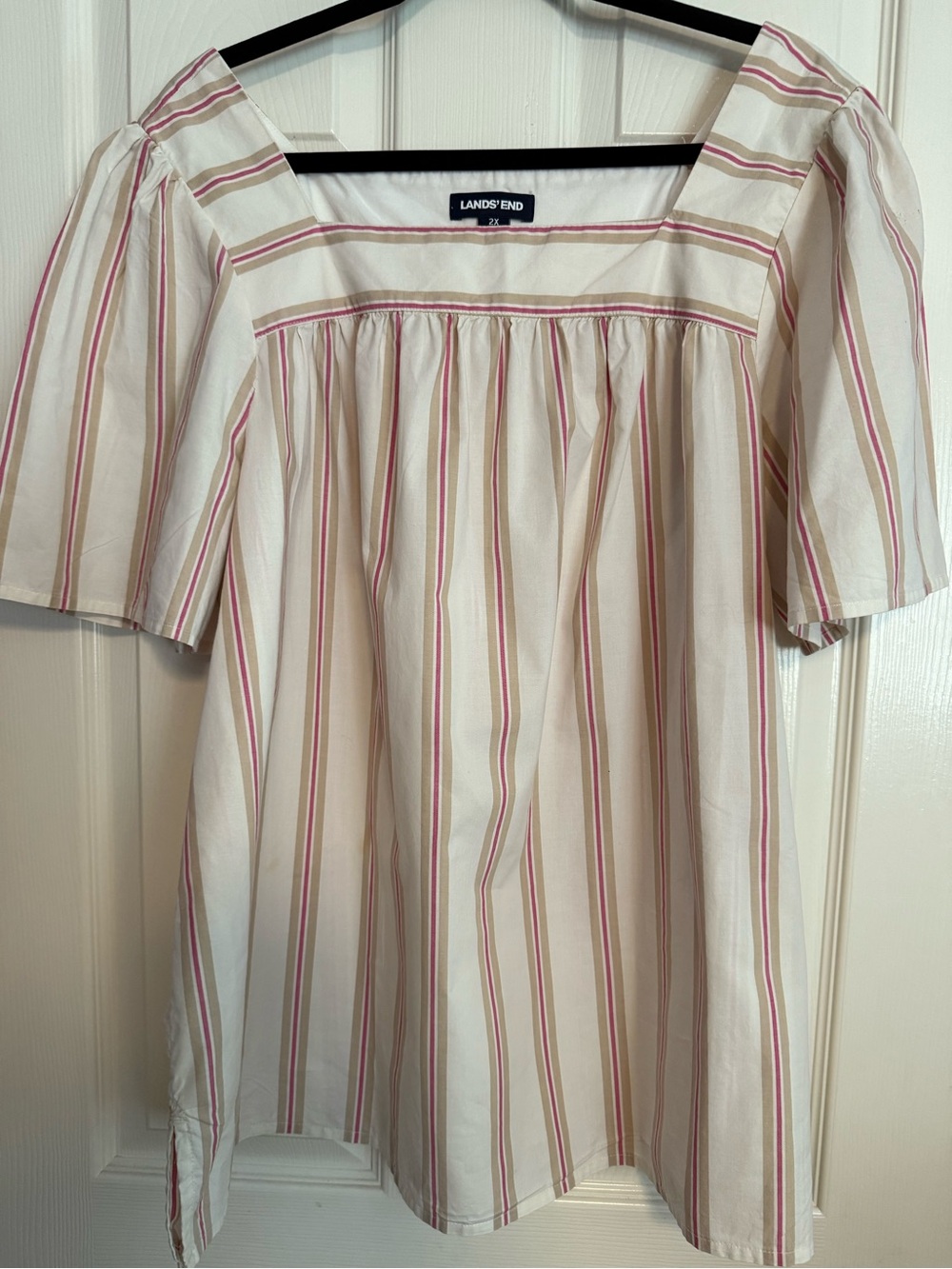 Lands' End Square-Neck Blouse
